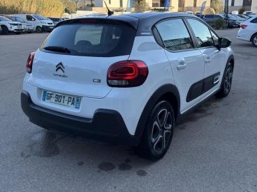 SPOTICAR Citroën C3 1.2 Puretech 83ch S&s Feel Pack Occasion - Citadine Essence Blanc Banquise (o) - Porto Vecchio - 1203942623_5