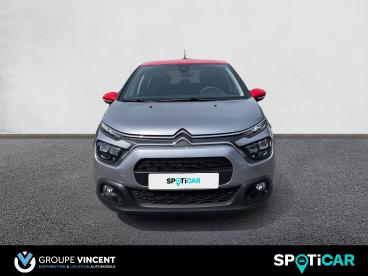 SPOTICAR Citroën C3 Puretech 83 S&s Bvm Shine Occasion - Citadine Essence Gris - Montlucon - 1203942938_2