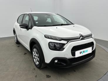 SPOTICAR Citroën C3 Societe Bluehdi 100 S&s Bvm6 Feel Business Occasion - Utilitaire Diesel Blanc - Vitrolles - 1203944169_3