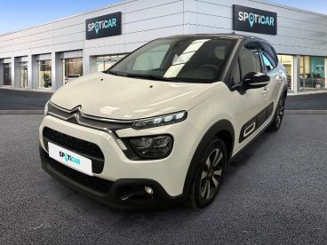 SPOTICAR Citroën C3 Puretech 83 S&s Bvm5 Shine Occasion - Citadine Essence Blanc - Merignac - 1203954388_1