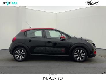 SPOTICAR Citroën C3 Puretech 82ch Feel Business Occasion - Citadine Essence Noir Perla Nera - Rouge Aden - Montauban - 1203961236_4