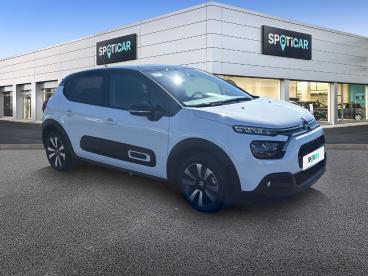 SPOTICAR Citroën C3 1.2 Puretech 83ch S&s Shine Occasion - Citadine Essence Blanc Banquise (o) - Reims - 1203961867_3