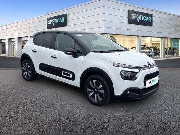 SPOTICAR Citroën C3 1.2 Puretech 83ch S&s Shine Occasion - Citadine Essence Blanc Banquise (o) - Reims - 1203961988_3