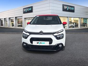 SPOTICAR Citroën C3 1.2 Puretech 83ch S&s Shine Occasion - Citadine Essence Blanc Banquise (o) - Reims - 1203961989_2
