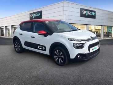 SPOTICAR Citroën C3 1.2 Puretech 83ch S&s Shine Occasion - Citadine Essence Blanc Banquise (o) - Reims - 1203961989_3