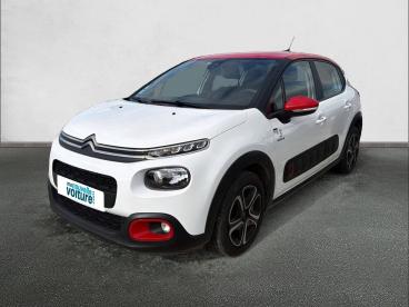 SPOTICAR Citroën C3 Puretech 82 S&s Bvm5 Graphic Occasion - Citadine Essence Blanc - Les Gonds - 1203964133_1
