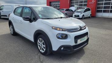 SPOTICAR Citroën C3 Bluehdi 100 S&s Bvm Feel Occasion - Citadine Diesel Blanc - Roquettes - 1203965729_3