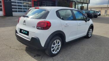 SPOTICAR Citroën C3 Bluehdi 100 S&s Bvm Feel Occasion - Citadine Diesel Blanc - Roquettes - 1203965729_5