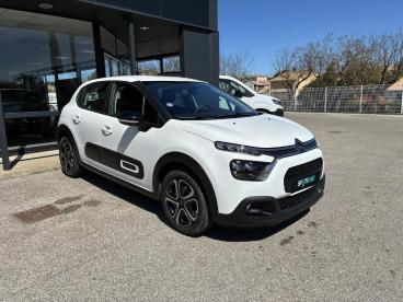 SPOTICAR Citroën C3 Puretech 83 Bvm Plus Occasion - Citadine Essence Blanc - Uzes - 1203967093_3