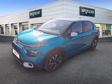 SPOTICAR Citroën C3 Puretech 110 S&s Eat6 Shine Pack Occasion - Citadine Essence Bleu - Toulouse - 1203968530_1