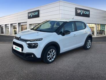 SPOTICAR Citroën C3 Bluehdi 100 S&s Bvm5 Feel Occasion - Citadine Diesel Blanc - Loudun - 1203969436_1