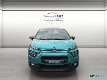 SPOTICAR Citroën C3 Puretech 110 S&s Eat6 Shine Pack Occasion - Citadine Essence Bleu - Saint Chamond - 1203970358_2