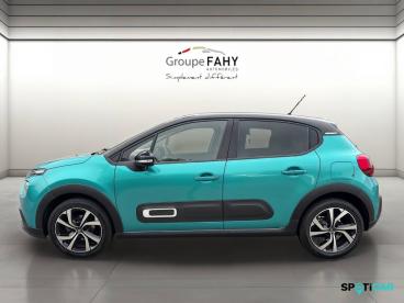 SPOTICAR Citroën C3 Puretech 110 S&s Eat6 Shine Pack Occasion - Citadine Essence Bleu - Saint Chamond - 1203970358_3