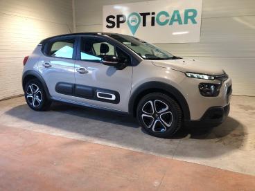 SPOTICAR Citroën C3 Puretech 110 S&s Eat6 Shine Occasion - Citadine Essence Beige - Merignac - 1203972079_4