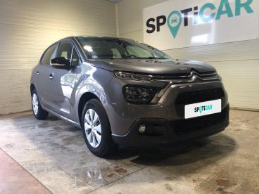SPOTICAR Citroën C3 Puretech 83 S&s Bvm5 Shine Occasion - Citadine Essence Gris - Merignac - 1203972106_3