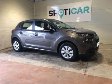 SPOTICAR Citroën C3 Puretech 83 S&s Bvm5 Shine Occasion - Citadine Essence Gris - Merignac - 1203972106_4