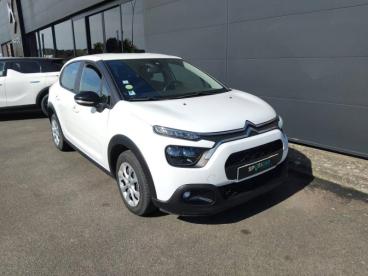 SPOTICAR Citroën C3 1.5 Bluehdi 100ch S&s Feel Business E6.d Occasion - Citadine Diesel Blanc Banquise (o) - Blois - 1203972834_1