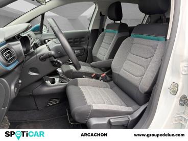 SPOTICAR Citroën C3 1.2 Puretech 110ch S&s Shine Eat6 Occasion - Citadine Essence Teinte Opaque Blanc Banquise - La Teste De Buch - 1203973100_5