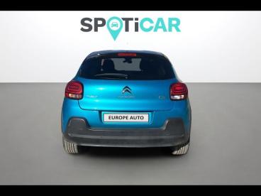 SPOTICAR Citroën C3 1.2 Puretech 110ch S&s Shine Pack  Eat6 Occasion - Citadine Essence Spring Blue (m) - Noir Onyx - Choisy Le Roi - 1203973180_4