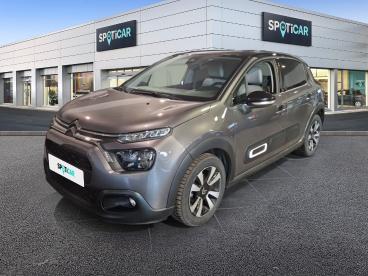 SPOTICAR Citroën C3 Puretech 83 S&s Bvm5 Shine Occasion - Citadine Essence Gris - Remiremont - 1203974371_1