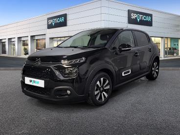 SPOTICAR Citroën C3 Puretech 110 Ch Eat6 Max Occasion - Citadine Essence Noir - Toulouse - 1203974401_1
