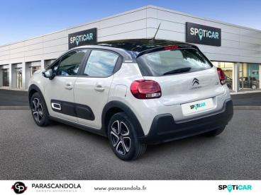 SPOTICAR Citroën C3 1.2 Puretech 83ch S&s Feel Pack Occasion - Citadine Essence Sable (n) - Noir Onyx - Aubagne - 1203974902_4
