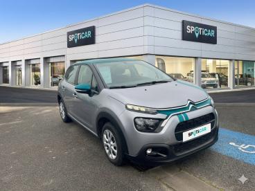 SPOTICAR Citroën C3 Bluehdi 100 Bvm6 You Occasion - Citadine Diesel Gris - Saint Germain En Laye - 1203975654_3