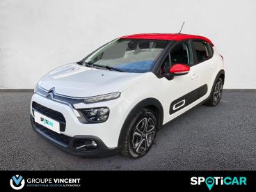 SPOTICAR Citroën C3 Nouvelle C3 Puretech 83 S&s Bvm Feel Pack Occasion - Citadine Essence Blanc Banquise - Gien - 1203976258_1