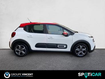SPOTICAR Citroën C3 Nouvelle C3 Puretech 83 S&s Bvm Feel Pack Occasion - Citadine Essence Blanc Banquise - Gien - 1203976258_4