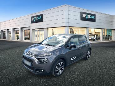 SPOTICAR Citroën C3 Puretech 110 Eat6 Max Occasion - Citadine Essence Gris Foncé - Vannes - 1203976421_1