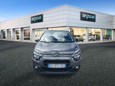 SPOTICAR Citroën C3 Puretech 110 Eat6 Max Occasion - Citadine Essence Gris Foncé - Vannes - 1203976421_3