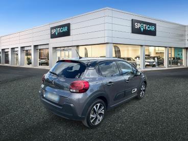 SPOTICAR Citroën C3 Puretech 110 Eat6 Max Occasion - Citadine Essence Gris Foncé - Vannes - 1203976421_4