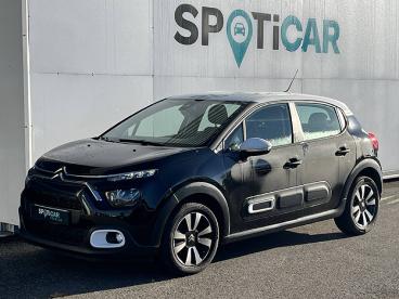 SPOTICAR Citroën C3 Puretech 82 S&s Bvm5 Shine Occasion - Citadine Essence Noir - Lescar - 1203976569_1
