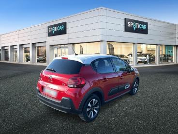 SPOTICAR Citroën C3 Puretech 83 Bvm Max Occasion - Citadine Essence Rouge - Vannes - 1203981102_3