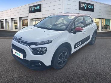 SPOTICAR Citroën C3 Puretech 83 S&s Bvm5 Shine Occasion - Citadine Essence Blanc - Besancon - 1203983281_1