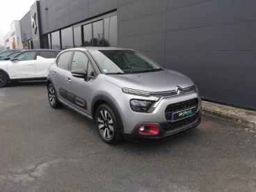 SPOTICAR Citroën C3 1.2 Puretech 83ch S&s C-series 123g Occasion - Citadine Essence Gris Acier (m) - Noir Onyx - Blois - 1203984346_1