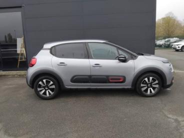 SPOTICAR Citroën C3 1.2 Puretech 83ch S&s C-series 123g Occasion - Citadine Essence Gris Acier (m) - Noir Onyx - Blois - 1203984346_2