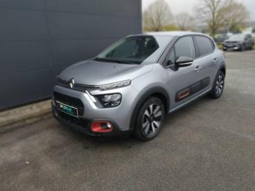 SPOTICAR Citroën C3 1.2 Puretech 83ch S&s C-series 123g Occasion - Citadine Essence Gris Acier (m) - Noir Onyx - Blois - 1203984346_4