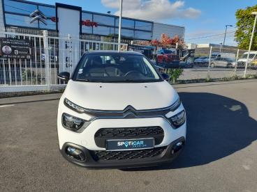 SPOTICAR Citroën C3 Puretech 83 S&s Bvm Shine Occasion - Citadine Essence Blanc - Villeparisis - 1203984721_1