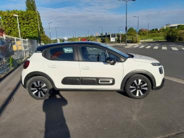 SPOTICAR Citroën C3 Puretech 83 S&s Bvm Shine Occasion - Citadine Essence Blanc - Villeparisis - 1203984721_3