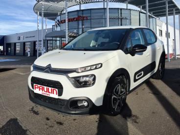 SPOTICAR Citroën C3 Puretech 83 S&s Bvm Feel Occasion - Citadine Essence Blanc - Lempdes - 1203984722_1