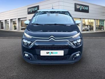 SPOTICAR Citroën C3 1.2 Puretech 110ch S&s Shine 124g Occasion - Citadine Essence Noir Perla Nera (n) - Blanc Opale - Saint Thuriau - 1203986203_2