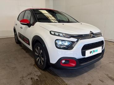 SPOTICAR Citroën C3 1.2 Puretech 83ch S&s Shine Occasion - Citadine Essence Blanc Banquise (o) - Rouge Aden - Bollene - 1203988064_3