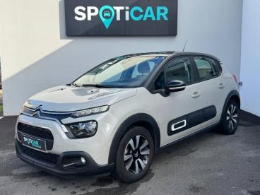 SPOTICAR Citroën C3 1.2 Puretech 83 Shine Occasion - Citadine Essence Sable (n) - Quimper - 1203988086_1
