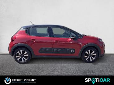 SPOTICAR Citroën C3 Iii 1.2 Puretech 82 S&s Shine Occasion - Citadine Essence Rouge - Varennes Vauzelles - 1203991844_4