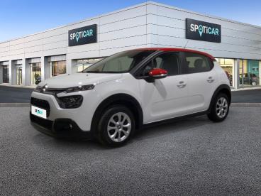 SPOTICAR Citroën C3 Bluehdi 100 S&s Bvm6 Feel Occasion - Citadine Diesel Blanc - Cesson Sevigne - 1203992230_1