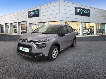 SPOTICAR Citroën C3 Bluehdi 100 Bvm6 You Occasion - Citadine Diesel Gris - Venissieux - 1203992703_1