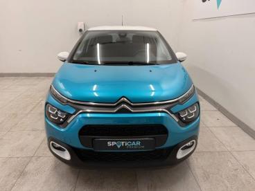 SPOTICAR Citroën C3 1.2 Puretech 110ch S&s Shine Pack  Eat6 Occasion - Citadine Essence Spring Blue (m) - Blanc Opale - Montgeron - 1203997348_2