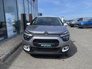 SPOTICAR Citroën C3 Bluehdi 100 S&s Bvm Shine Business Occasion - Citadine Diesel Gris Clair - Cremieu - 1203998086_2