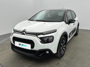 SPOTICAR Citroën C3 Puretech 83 S&s Bvm5 Shine Occasion - Citadine Essence Blanc - Carrieres-sous-poissy - 1203998652_1